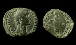 Antoninus Pius, Dupondius, 20 Year Anniversary reverse!